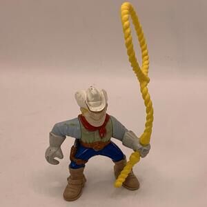 Vintage Fisher Price Great Adventures Western COWBOY Man w/Lasso 1996